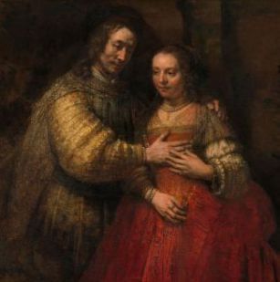 23 mars : Sainte Rebecca (Ancien Testament) Rembrandt_Harmensz__van_Rijn_-_Het_Joodse_bruidje