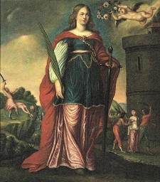 4 décembre : Sainte Barbe la Grande Martyre Sainte-barbe